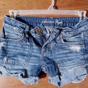 Denim shorts